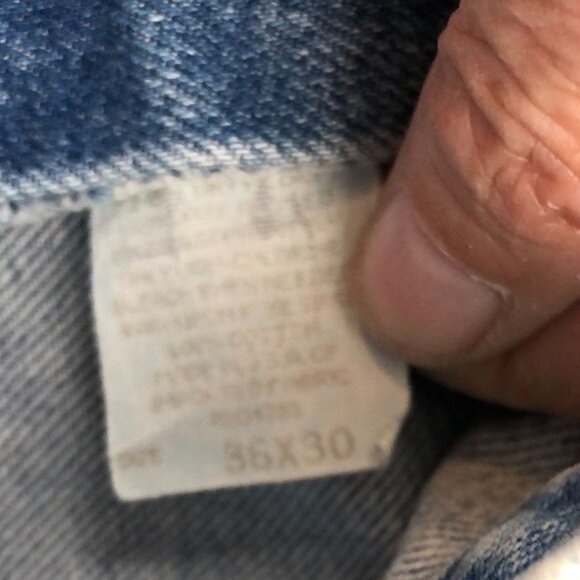 Lee Mens Jeans 36x30 Blue Denim Straight Leg Relaxed Fit Classic Casual Travel - Picture 3 of 10